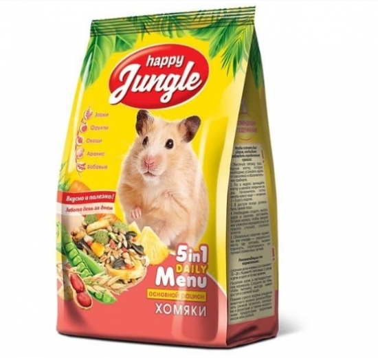 Happy Jungle կեր համստերների համար 900գ