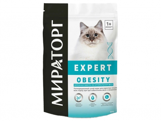 Լիարժեք չոր կեր բոլոր ցեղատեսակների ավելորդ քաշով և ճարպակալմամբ կատուների համար 400 գ